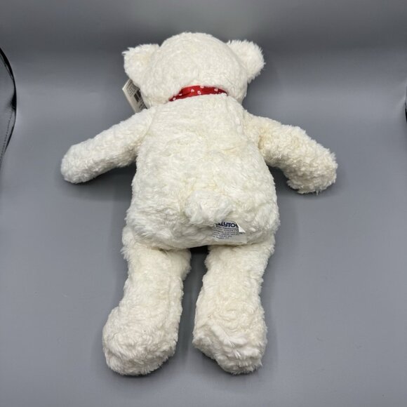 Vintage Kellytoy 1996 White Valentine Teddy Bear Plush 17" - Picture 5 of 9